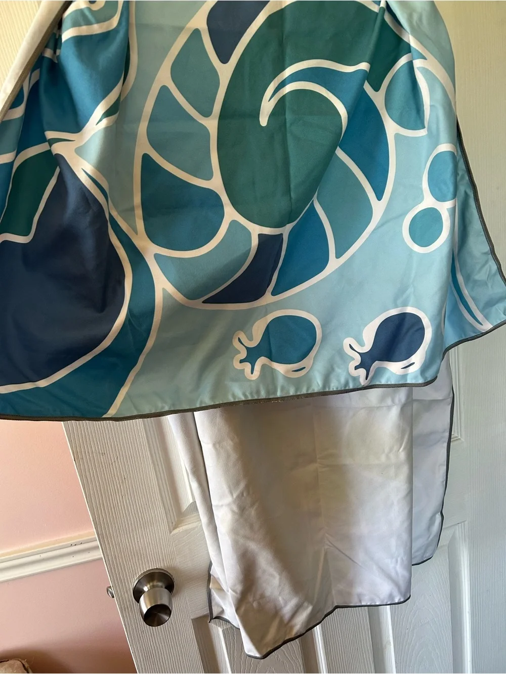 Norwex limited edition beach towel blue fish ocean